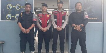 Pastikan Keamanan Lapas Kelas IIA Banyuasin, Sat Samapta Polres Gelar Patroli