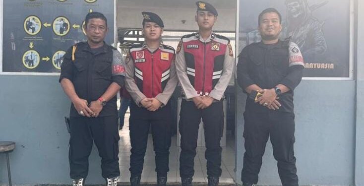 Pastikan Keamanan Lapas Kelas IIA Banyuasin, Sat Samapta Polres Gelar Patroli