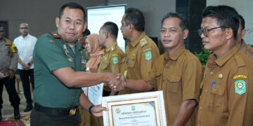 Dandim 0322/Siak Hadiri dan Sampaikan Materi pada Rapat Forkopimda dan OPD 2025