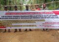 Masyarakat Penanggalan Geram langsung Tutup Akses Jalan Menuju PT Laot Bangko