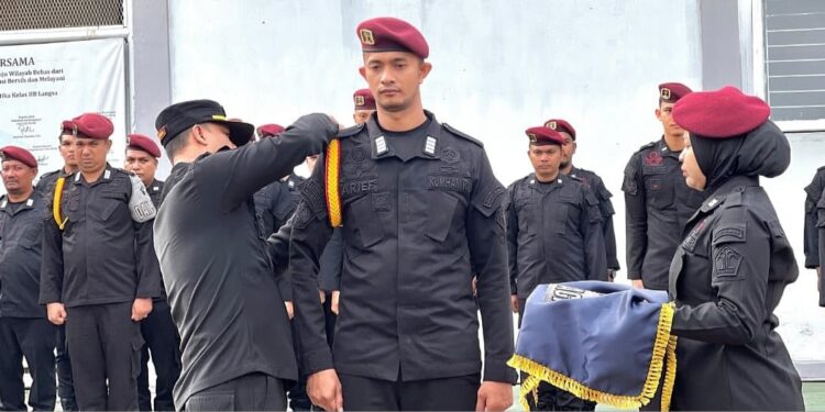 Kalapas Narkotika Langsa Kukuhkan Danru Jaga Baru dan Serukan Dukungan Akselerasi Menteri