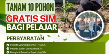 Trobosan Green Living Satlantas Polres Kampar Berikan SIM Gratis bagi Pelajar Cek Syarat dan Ketentuannya