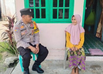 Bhabinkamtibmas Bunut Ajak Warga Bijak Bermedsos dan Jaga Kamtibmas