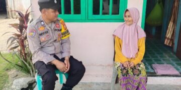 Bhabinkamtibmas Bunut Ajak Warga Bijak Bermedsos dan Jaga Kamtibmas