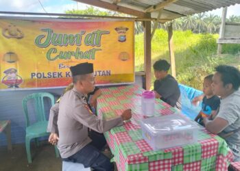 Jumat Curhat Polsek Kerumutan, Warga Pertanyakan Soal Santunan Kecelakaan Lalu Lintas