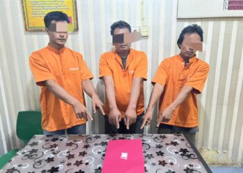 Polsek Tambang Tangkap Tiga Pelaku Narkoba di Desa Rimbo Panjang