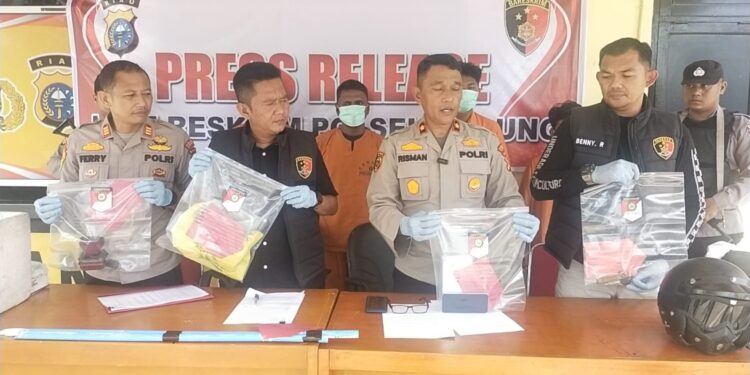 Polsek Tapung Sikat Habis Pelaku Kejahatan, Kurang Dari 24 Jam Dua Kasus Terungkap 