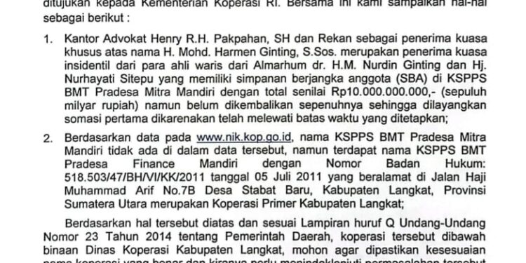 Izin Tak Pernah Ada! Koperasi Pradesa Mandiri Syariah Diduga Bodong, Nasabah Minta Keadilan