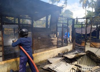 Satu Unit Rumah Hangus Terbakar di Langsa