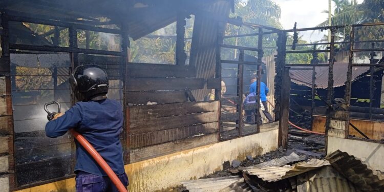 Satu Unit Rumah Hangus Terbakar di Langsa