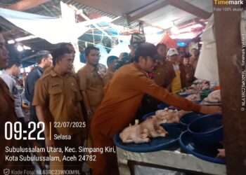 Walikota Subulussalam Sidak Pasar Harian Dan Grosir Beras Pantau Harga Bahan Pokok