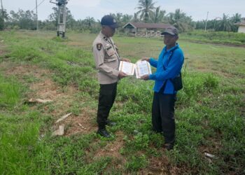 Polsek Kuala Kampar Sosialisasikan Maklumat Kapolda Riau untuk Cegah Karhutla