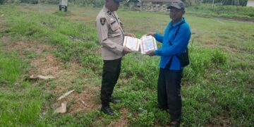 Polsek Kuala Kampar Sosialisasikan Maklumat Kapolda Riau untuk Cegah Karhutla