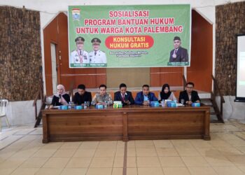 Sosialisasi Program Pemberian Konsultasi Hukum Untuk Masyarakat Kota Palembang