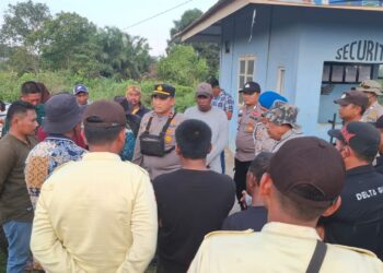 Polisi Amankan Aksi Pemuda Kubangan di PT Arara Abadi, Unjuk Rasa Berakhir Damai