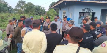 Polisi Amankan Aksi Pemuda Kubangan di PT Arara Abadi, Unjuk Rasa Berakhir Damai