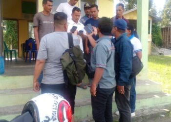 Sekdes Pantan Reduk Gelar Konferensi Pers Terkait Pemberitaan Rabat Beton, Tempuh Jalur Hukum