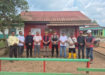 Cek Kesiapan Hadapi Karhutla, Kapolsek Teluk Meranti Tinjau Alat Pemadam di PT THIP