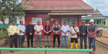 Cek Kesiapan Hadapi Karhutla, Kapolsek Teluk Meranti Tinjau Alat Pemadam di PT THIP