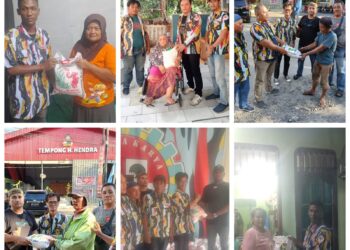 DPD II PKN Kota Medan Berbagi Kepada Kaum Dhuafa