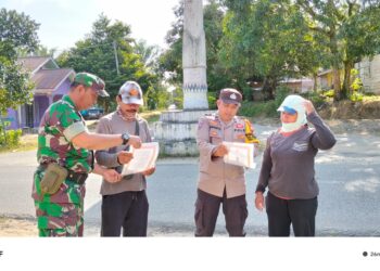 Polisi di Bunut Ajak Warga Jaga Kamtibmas dan Tolak Bakar Lahan