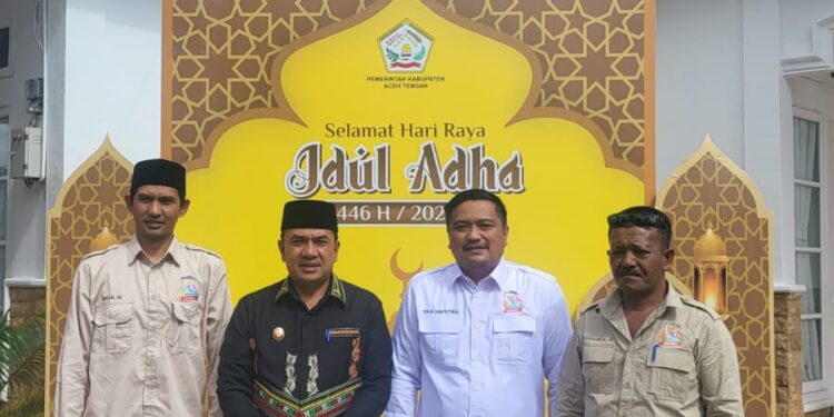 Jelang Pelantikan, Pengurus Tani Merdeka Aceh Tengah Temui Wakil Bupati Muchsin Hasan