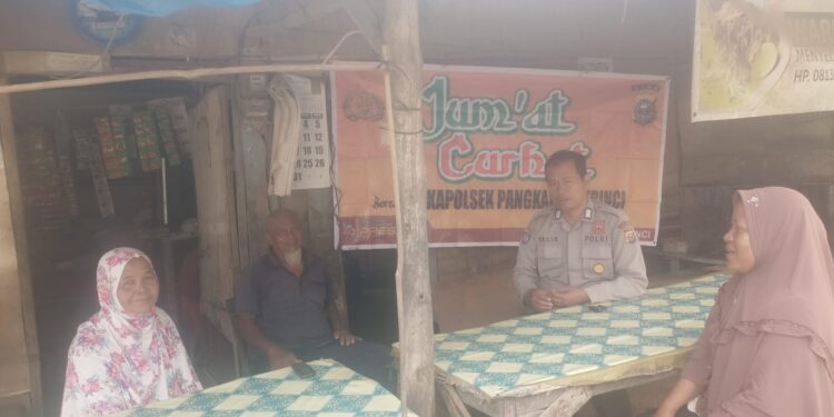 Jumat Curhat di Rantau Baru, Polisi Tanggapi Keluhan Warga soal Pemancing Luar Desa