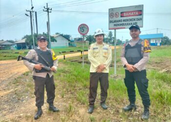Polsek Ukui Gelar Patroli Gabungan, Sasar Titik Rawan Cegah Kriminalitas
