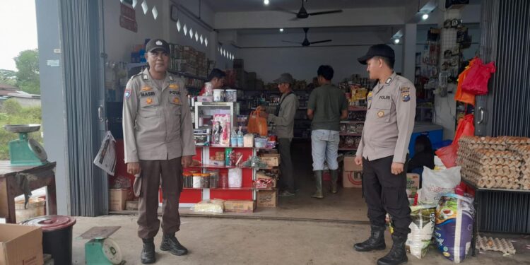 Akhir Pekan, Polsek Kuala Kampar Gencarkan Patroli KRYD di Titik Rawan