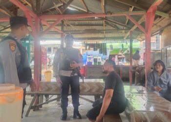 Patroli Humanis, Polsek Ukui Ajak Warga Jaga Kamtibmas Bersama