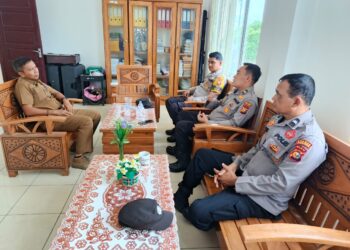 Plh Kapolsek Bunut Kunjungi Kantor Camat, Bahas Sinergi hingga Edukasi Anti-Bullying