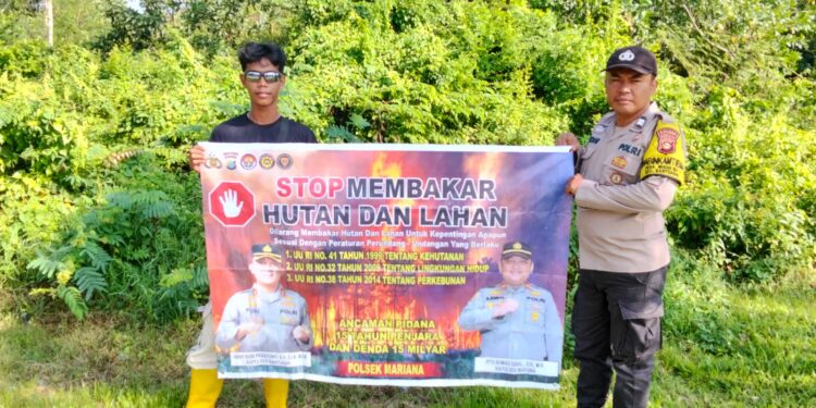 Polres Banyuasin Intensifkan Pencegahan Karhutla Di Tengah Cuaca Kering
