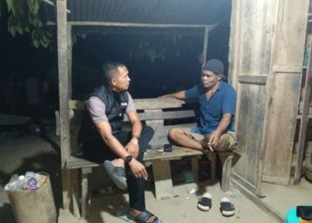 Kapolsek Kerumutan Sosialisasi Cooling System untuk Ciptakan Kamtibmas yang Aman dan Kondusif