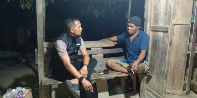 Kapolsek Kerumutan Sosialisasi Cooling System untuk Ciptakan Kamtibmas yang Aman dan Kondusif