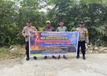 Polsek Pangkalan Lesung Patroli Cegah Karhutla, Tak Ditemukan Titik Api