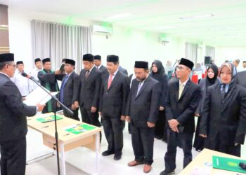 Jabatan Pelaksana Akademik IAIN Langsa Resmi Dilantik Rektor