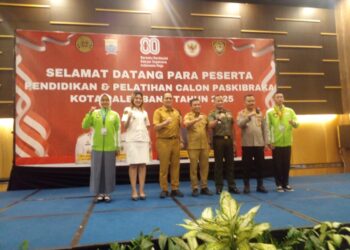 Pemusatan Pendidikan Dan Pelatihan calon Pasilan Pengibar Bendera Pusaka Kota Palembang