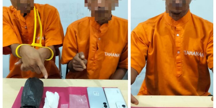 Polsek Kampar Tangkap Warga Desa Sendayan dan Simpang Petai