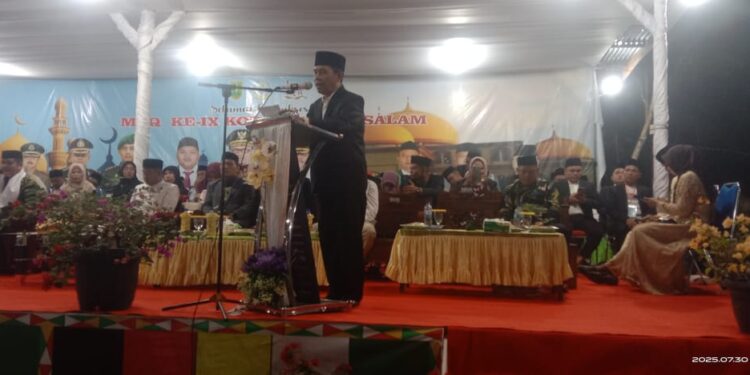 Ketua LPTQ Kota Subulussalam Apresiasi Kerja Camat Longkib Dalam Pelaksanaan MTQ Ke-IX