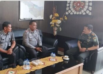 Karutan Takengon Jalin Silaturahmi Perdana Ke Kodim 0106/Aceh Tengah Dan Kejari