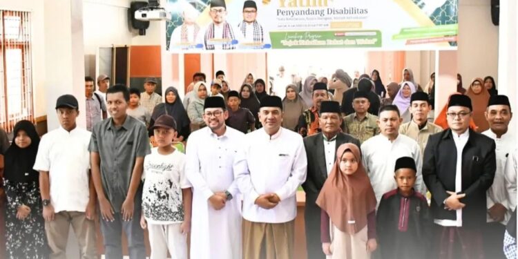 Kemenag Aceh Tengah Salurkan 200 Paket Lebaran Kepada Anak Yatim Dan Disabilitas