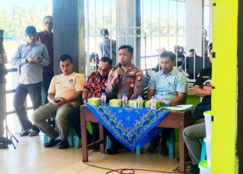 Arahan Tegas Kapolsek Pangean: Profesionalisme dan Disiplin Kunci Sukses Pacu Jalur
