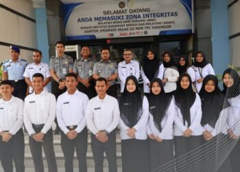 Kanwil Dirjen Imigrasi Aceh Melakukan Monitoring Dan Evaluasi Pemanfaatan Teknologi informasi Di Kantor Imigrasi Takengon