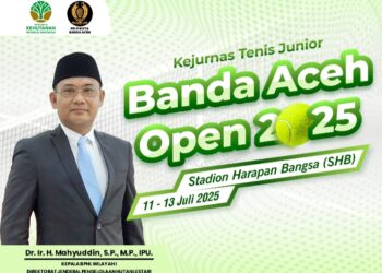 *Kejurnas TDP Tenis Junior Banda Aceh Open 2025 Resmi Dibuka, Puluhan Atlet Muda Siap Bertarung!*