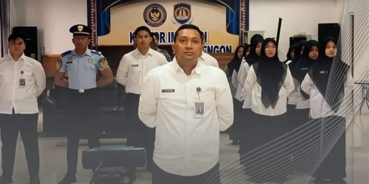 Kantor Imigrasi Kelas III Non TPI Takengon Mengikuti Apel Pagi Bersama