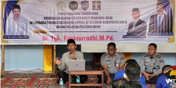 Pengembangan Bahan Ajar Pendidikan Karakter Berbasis Kearifan Lokal Di Rutan Takengon