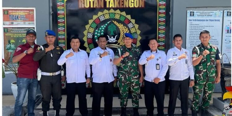Kunjungan Dansubdenpom IM/1-5 Ke Rutan Takengon, Jalin Silaturahmi dan Melihat Ketahanan Pangan