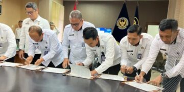 Mewakili Kanim Takengon, Kaur TU Gamvinoza Hadiri Penandatanganan Pakta Integritas Secara Serentak