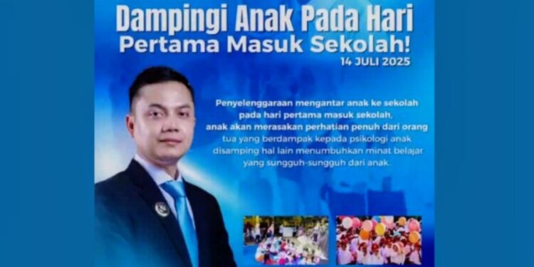 Wali Kota Langsa Ajak Dampingi Anak di Hari Pertama Masuk Sekolah