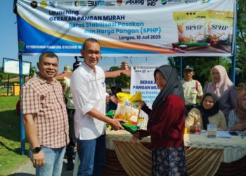 Gerakan Pangan Murah, PTPN IV Regional VI Salurkan Beras SPHP Satu Ton